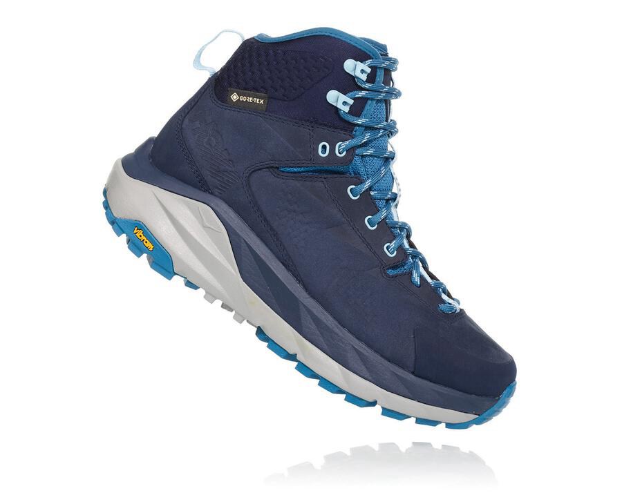 Chaussure Randonnée Hoka One One Kaha Gore-Tex Femme - Bleu Marine - IHE-436879